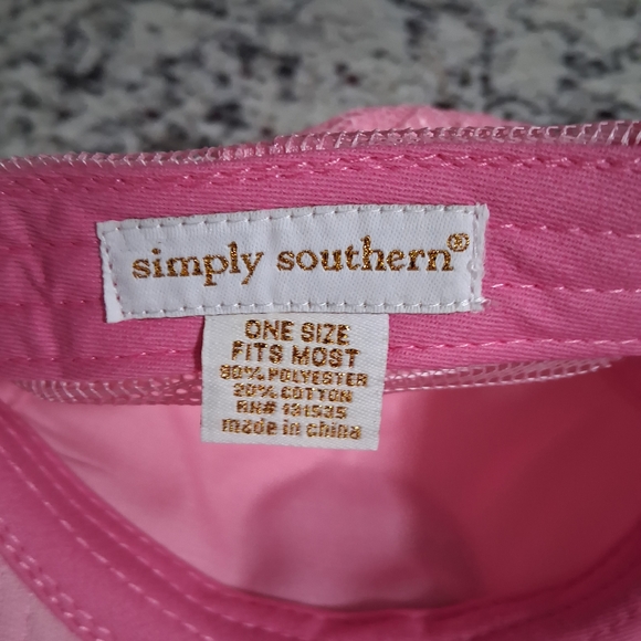 Simply Southern Pink Sloth Mesh Hat - Picture 5 of 5